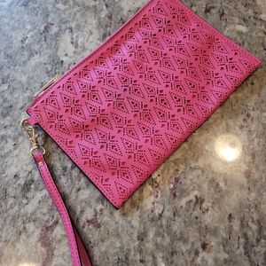 Aldo Pink Wallet Wristlet Bag